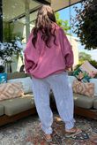 Sandbar Linen Blend Pop Over Shirt Indian Pink